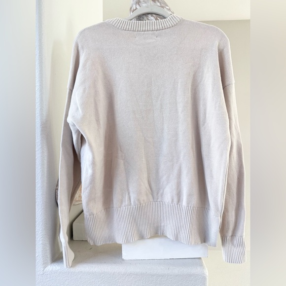 NWT Beach Riot Callie Americana Flag Sweater Ivory Size S - Picture 5 of 12